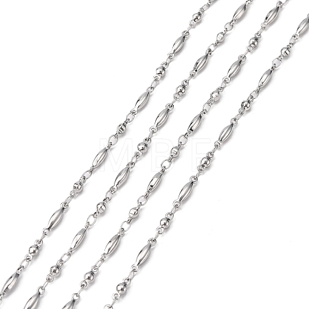 Tarnish Resistant 304 Stainless Steel Link Chains X-CHS-K001-83-1