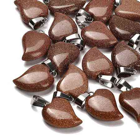 Synthetic Goldstone Pendants G-B127-11P-03-1