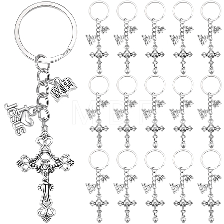 20Pcs Alloy Enamel Keychains KEYC-SC00057-1