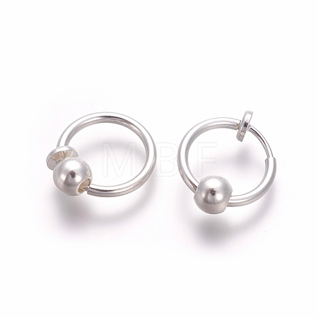 Electroplate Brass Retractable Clip-on Earrings EJEW-L221-02A-1