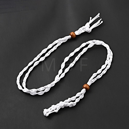 Braided Wax Rope Cord Macrame Pouch Necklace Making NJEW-J007-02-1