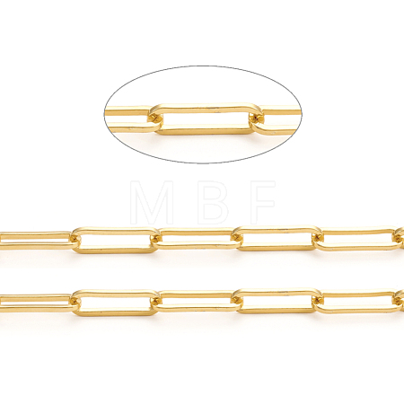 Brass Paperclip Chains CHC-L044-01C-G-1