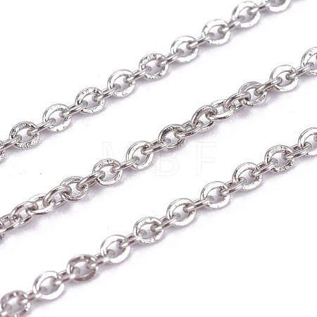 Tarnish Resistant 304 Stainless Steel Cable Chain STAS-I107-11P-1