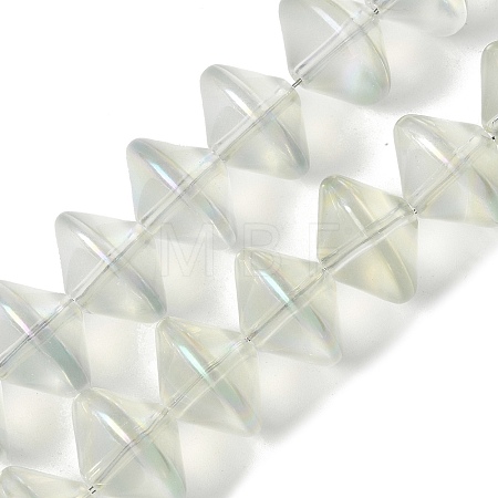 Electroplate Glass Beads Strands EGLA-G038-01A-HR01-1