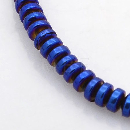 Electroplate Non-magnetic Synthetic Hematite Beads Strands G-J216C-03-1