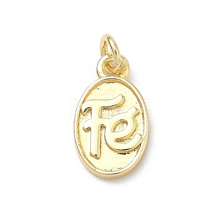 Brass Charms KK-P345-54G-03-1