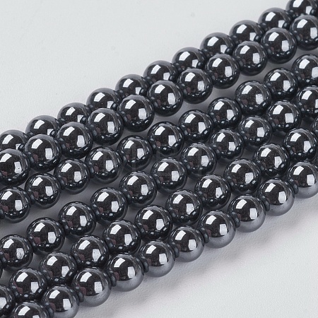 Non-magnetic Synthetic Hematite Beads Strands X-G-H1073-1-1