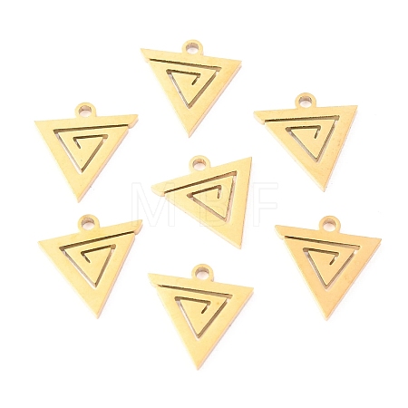 304 Stainless Steel Charms STAS-O142-60G-1