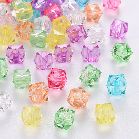 Transparent Acrylic Beads TACR-Q259-10mm-V-01-1