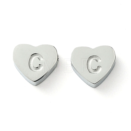 Tarnish Resistant 316L Surgical Stainless Steel Beads STAS-R230-01C-P-1-1