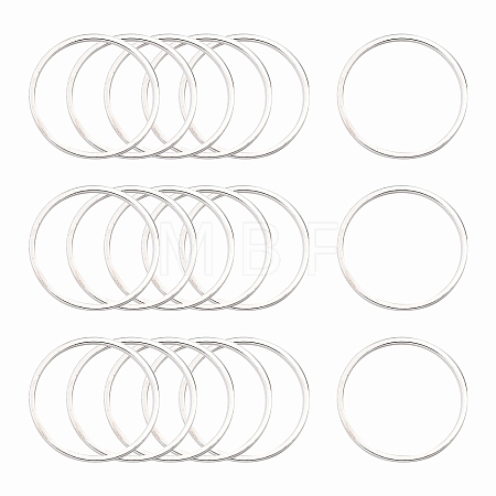 Brass Linking Rings KK-S327-06S-20mm-1