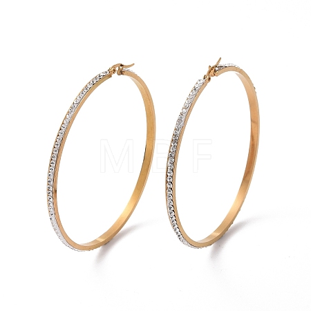 304 Stainless Steel Hoop Earrings EJEW-N0031-11G-01G-1