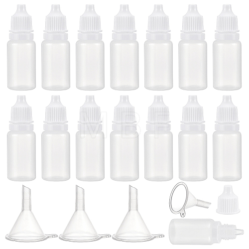  100Pcs Plastic Eye Dropper Bottles MRMJ-NB0001-25-1