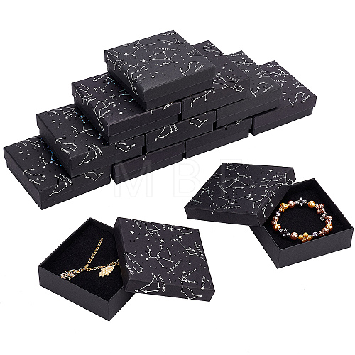 Hot Stamping Jewelry Cardboard Boxes CON-FH0001-49-1