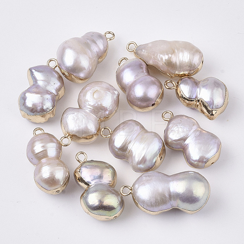 Natural Cultured Freshwater Pearl Pendants BSHE-N008-01A-1