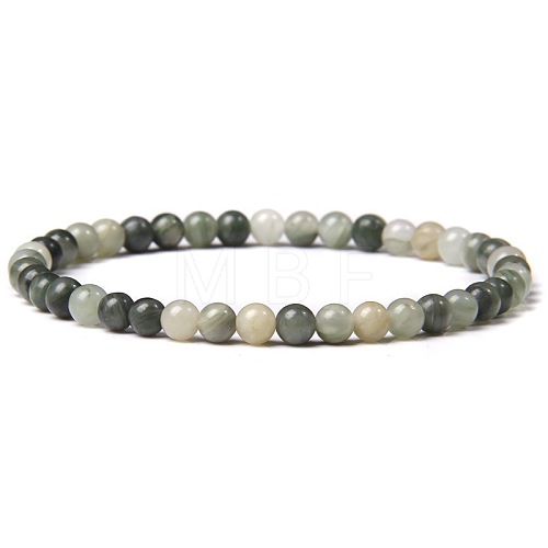 Natural Moss Agate Beads Stretch Bracelets XZ8284-2-1