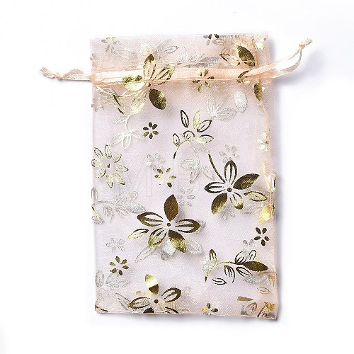 Organza Drawstring Jewelry Pouches OP-I001-A09-1