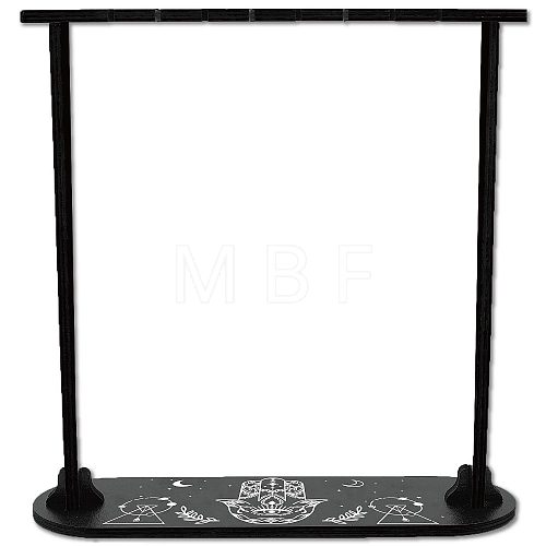 Wooden Crystal Display Shelf DJEW-WH0048-015-1