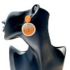 Acrylic & Polymer Clay Dangle Stud Earrings FS-WG68334-02-2