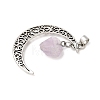 Raw Rough Natural Amethyst Pendants GG-CBA2C9C-01AS-2