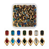 Kissitty 104pcs 13 style Electroplate Glass Beads Strands EGLA-KS0001-01-11