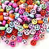 Opaque Acrylic Beads MACR-YW0001-22D-3