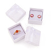 Square Paper Jewelry Ring Gift Boxes with Bowknot CON-TAC0010-80E-3