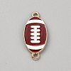 Zinc Alloy Enamel Sport Connector Charms FIND-CJC0437-009A-08-1