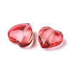 Gradient Color Baking Paint Transparent Glass Beads X-DGLA-N005-08-2