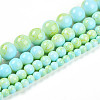 Baking Painted Glass Beads Strands DGLA-N003-8mm-C04-2