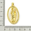 Brass Micro Pave Clear Cubic Zirconia Pendants KK-H472-42A-G-3