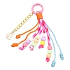 Polyester & Spandex Cord Pendant Decorations HJEW-YW00411-02-1