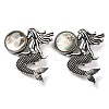 Dual-use Items Alloy Mermaid Brooch JEWB-C026-02G-AS-1