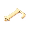 PVD Vacuum Plating  304 Stainless Steel Charms LS-STAS-H112-L-G-3