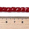 Opaque Glass Beads Strands GLAA-L050-C19-4