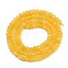 Dyed Natural Malaysia Jade Rondelle Beads Strands G-E316-2x4mm-30-4