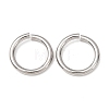 Tarnish Resistant 304 Stainless Steel Open Jump Rings X-STAS-R065-41-4