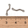 Non-Tarnish 304 Stainless Steel Links Connector Charms STAS-Q323-12P-3