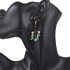 Glass Seed Beaded Dangle Earrings EJEW-MZ00704-2