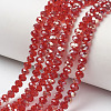 Electroplate Glass Beads Strands EGLA-A034-T3mm-K12-1