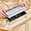 Crushed Diamond Mirrored Jewelry Storage Cases CON-WH0100-22-3