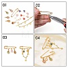 Iron Brooch Findings X-KK-S345-025-1-2