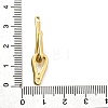 Brass Hook and S-Hook Clasps KK-S508-25G-3