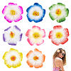 8Pcs 8 Colors Flower EVA Alligator Hair Accessories PHAR-PH0001-24-6