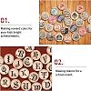 Beech Wooden Round Pieces LS-WOOD-WH0101-32B-4