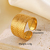 304 Stainless Steel Cuff Rings FS-WG5A8AF-04-1