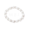 Glass Beads Stretch Rings for Women RJEW-JR00691-4