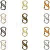 12Pcs 6 Color Alloy DIY Bags Adjustable Clasps Accessories FIND-WR0003-24-1