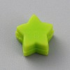 Star Silicone Focal Beads SIL-TAC0008-08I-1