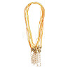 10Pcs Cotton & Metallic Cord Necklace Making NJEW-TAC0055-3